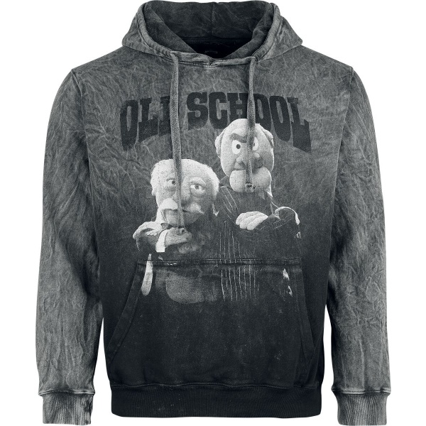 The Muppets Old School Mikina s kapucí šedá - Merchstore.cz