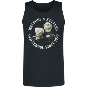 The Muppets Waldorf & Statler - Old School Tank top černá - Merchstore.cz