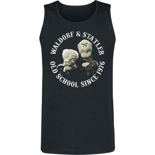 The Muppets Waldorf & Statler - Old School Tank top černá - Merchstore.cz