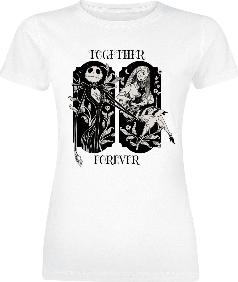 The Nightmare Before Christmas Disney - Together Forever Dámské tričko bílá - Merchstore.cz The Nightmare Before Christmas Disney - Together Forever Dámské tričko bílá - Merchstore.cz