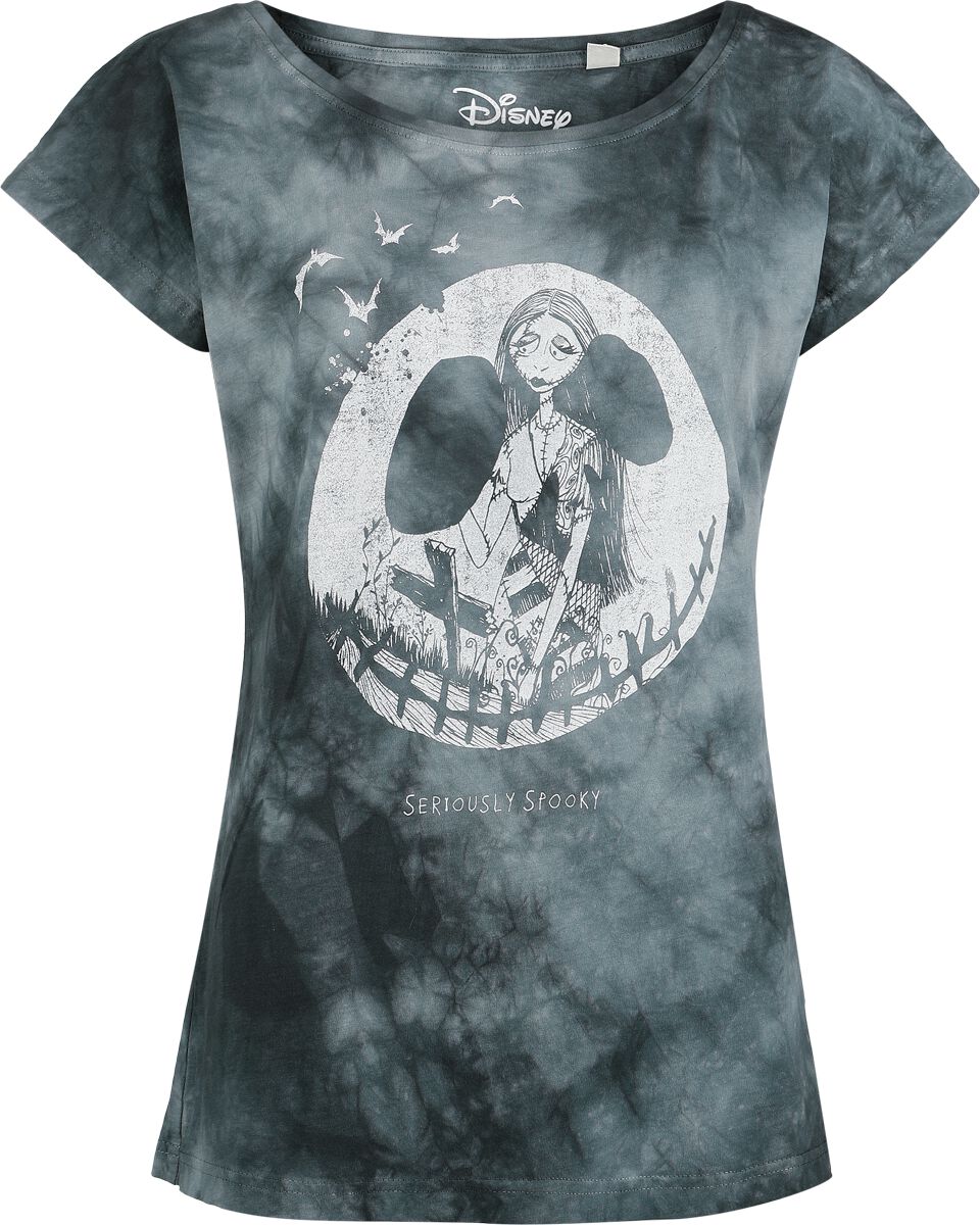 The Nightmare Before Christmas Dívčí tričko Seriously Spooky Dámské tričko šedá - Merchstore.cz The Nightmare Before Christmas Dívčí tričko Seriously Spooky Dámské tričko šedá - Merchstore.cz