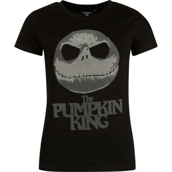 The Nightmare Before Christmas Jack Skellington - Pumpkin King Dámské tričko černá - Merchstore.cz