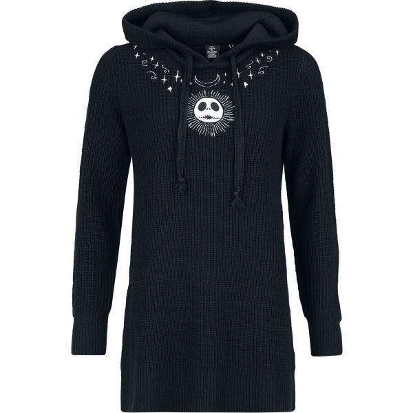 The Nightmare Before Christmas Moon & Stars Pletený svetr černá - Merchstore.cz