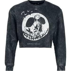 The Nightmare Before Christmas Top s dlouhými rukávy Seriously Spooky Dámská mikina šedá - Merchstore.cz