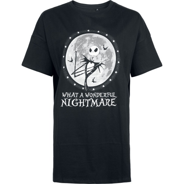 The Nightmare Before Christmas What A Wonderful Nightmare - Oversize Dámské tričko černá - Merchstore.cz