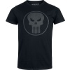 The Punisher Skull Logo Tričko černá - Merchstore.cz