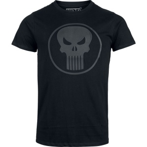 The Punisher Skull Logo Tričko černá - Merchstore.cz