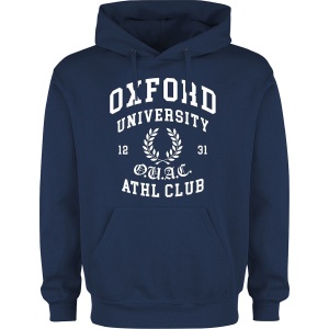 University Oxford - ATHL Club Mikina s kapucí modrá - Merchstore.cz