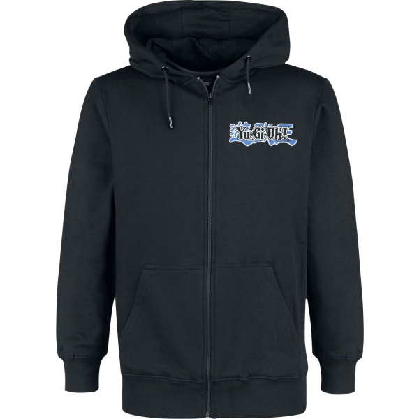 Yu-Gi-Oh! Yu-Gi-Oh! Blue Eyes White Dragon Mikina s kapucí černá - Merchstore.cz