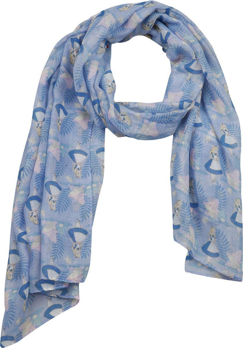 Alice in Wonderland Alice And Mushrooms Šátek/šála vícebarevný - Merchstore.cz Alice in Wonderland Alice And Mushrooms Šátek/šála vícebarevný - Merchstore.cz