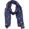 Alice in Wonderland Colorful Flowers Šátek/šála vícebarevný - Merchstore.cz