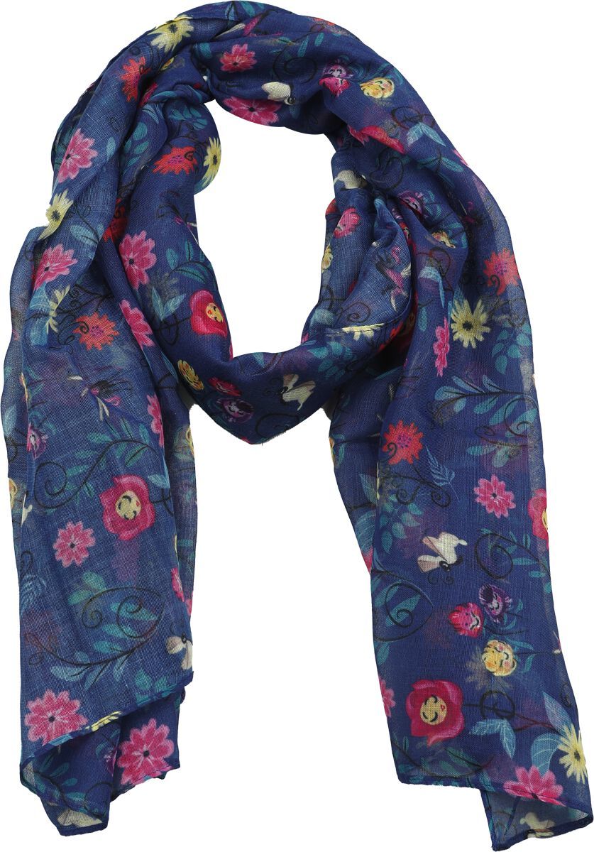 Alice in Wonderland Colorful Flowers Šátek/šála vícebarevný - Merchstore.cz Alice in Wonderland Colorful Flowers Šátek/šála vícebarevný - Merchstore.cz