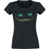 Alice in Wonderland Grinsekatze - Smile Dámské tričko černá - Merchstore.cz