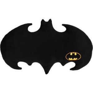 Batman Bat dekorace polštár cerná/žlutá - Merchstore.cz