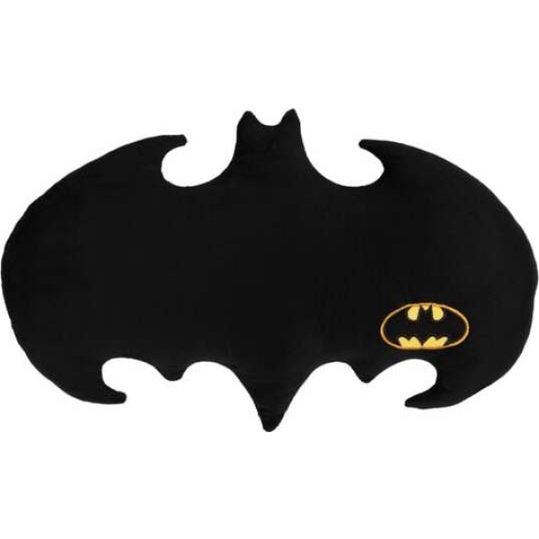 Batman Bat dekorace polštár cerná/žlutá - Merchstore.cz