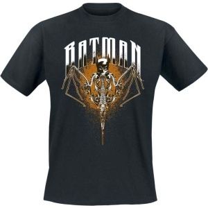 Batman Batman Skeleton Bat Tričko černá - Merchstore.cz