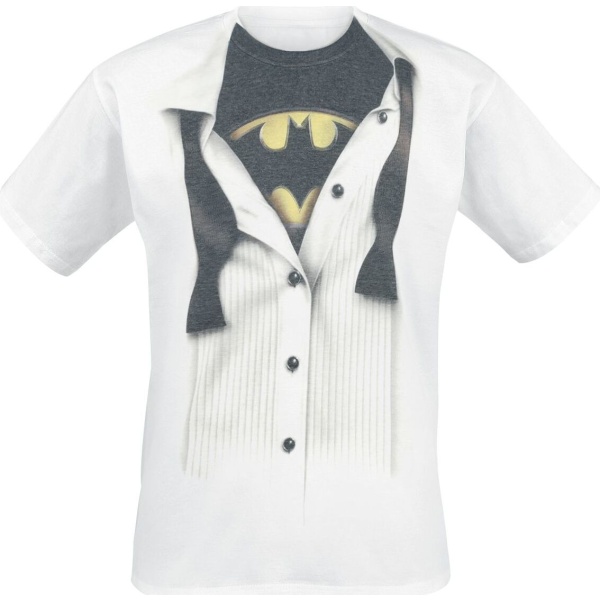 Batman Halenka Tričko bílá - Merchstore.cz