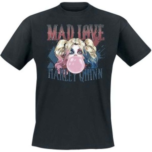 Batman Harley Quinn - Mad Love Tričko černá - Merchstore.cz