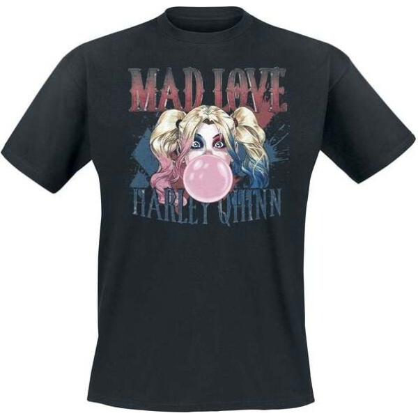 Batman Harley Quinn - Mad Love Tričko černá - Merchstore.cz