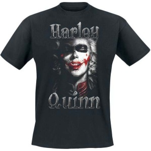 Batman Harley Quinn - Queen Of Chaos Tričko černá - Merchstore.cz