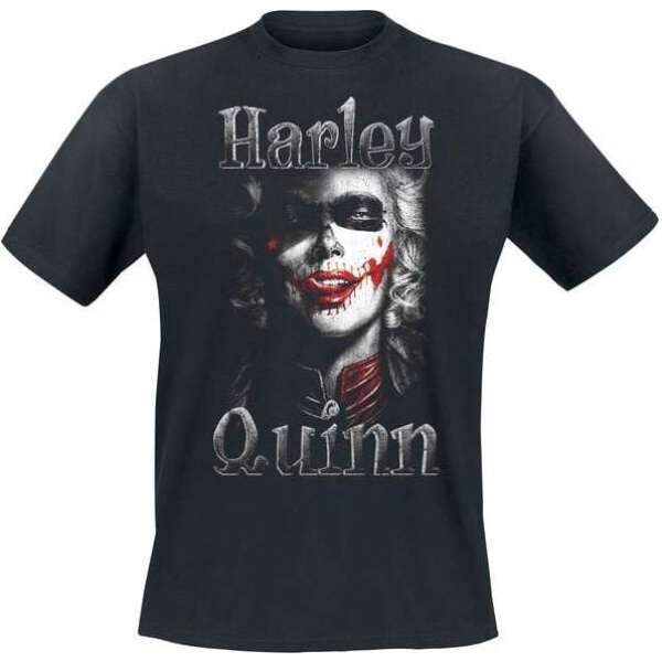Batman Harley Quinn - Queen Of Chaos Tričko černá - Merchstore.cz
