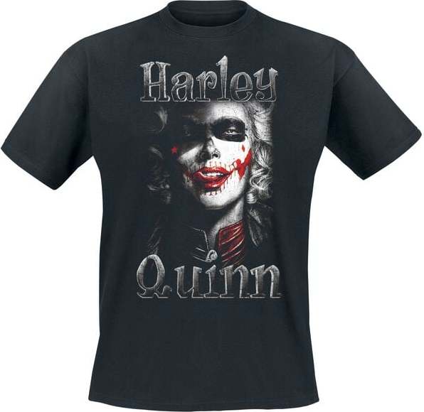 Batman Harley Quinn - Queen Of Chaos Tričko černá - Merchstore.cz Batman Harley Quinn - Queen Of Chaos Tričko černá - Merchstore.cz