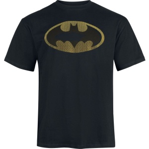 Batman Logo - Dots Tričko černá - Merchstore.cz