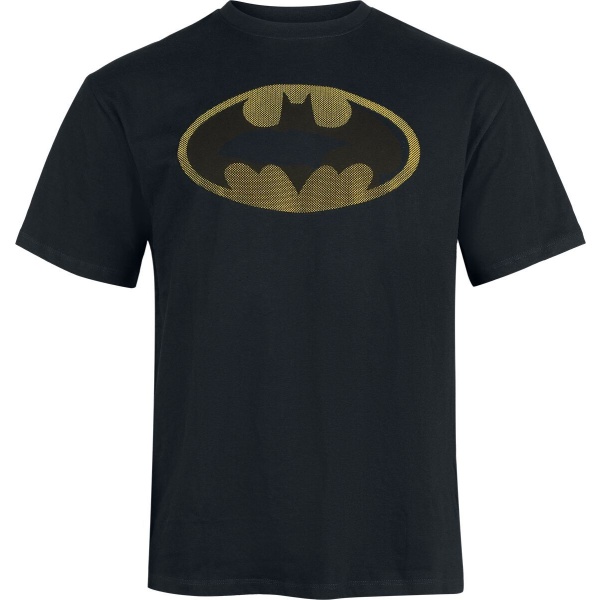 Batman Logo - Dots Tričko černá - Merchstore.cz