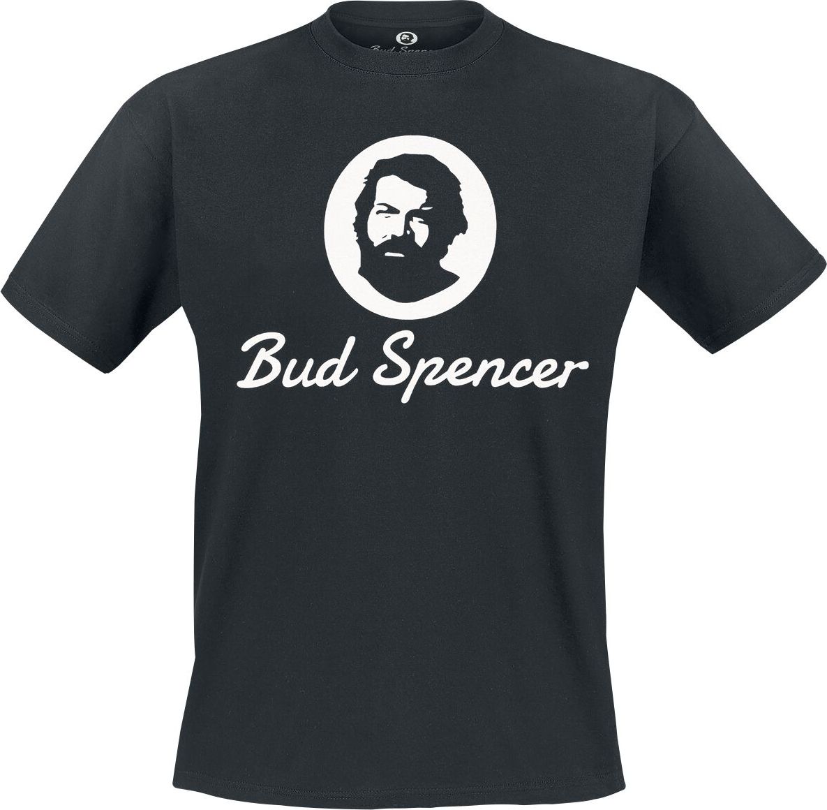 Bud Spencer Logo Tričko černá - Merchstore.cz Bud Spencer Logo Tričko černá - Merchstore.cz