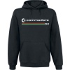Commodore 64 Commodore Logo Hoodie Mikina s kapucí černá - Merchstore.cz