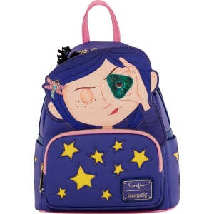 Coraline Loungefly - Coraline Stars (svítí v tmě) Batoh vícebarevný - Merchstore.cz