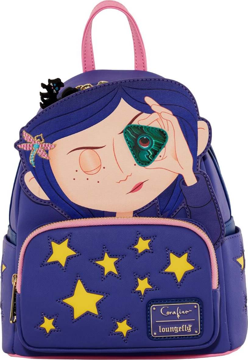 Coraline Loungefly - Coraline Stars (svítí v tmě) Batoh vícebarevný - Merchstore.cz Coraline Loungefly - Coraline Stars (svítí v tmě) Batoh vícebarevný - Merchstore.cz