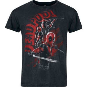 Deadpool Deadpool And Wolverine - Chimichangas Tričko černá - Merchstore.cz