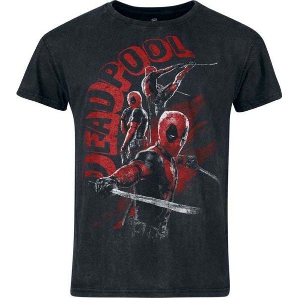 Deadpool Deadpool And Wolverine - Chimichangas Tričko černá - Merchstore.cz