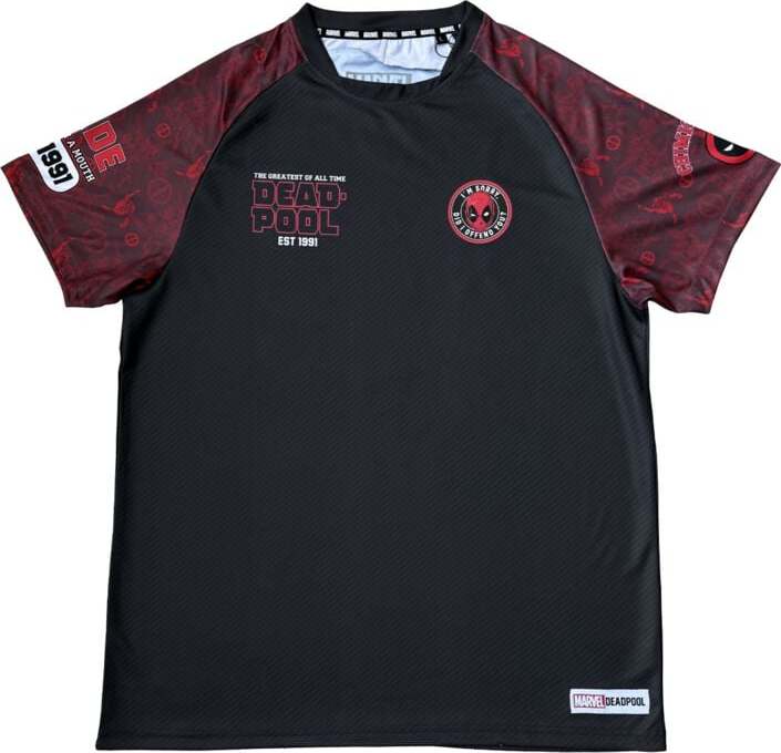 Deadpool Fotbalový dres 91 Dres pro fanoušky vícebarevný - Merchstore.cz Deadpool Fotbalový dres 91 Dres pro fanoušky vícebarevný - Merchstore.cz