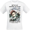 Demon Slayer Whirlpool Tričko bílá - Merchstore.cz