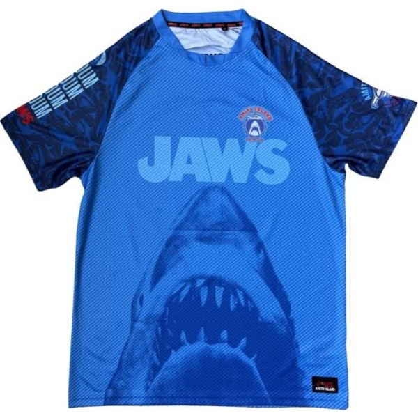 Der weisse Hai Fotbalový dres 75 Amity Island Dres pro fanoušky vícebarevný - Merchstore.cz
