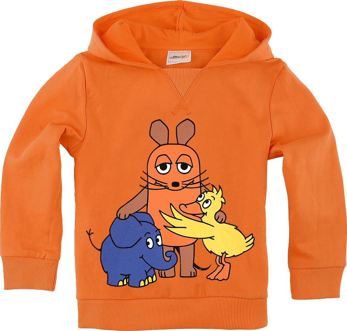Die Sendung mit der Maus Kids - Maus Group detská mikina s kapucí oranžová - Merchstore.cz Die Sendung mit der Maus Kids - Maus Group detská mikina s kapucí oranžová - Merchstore.cz