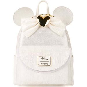 Disney Loungefly - Wedding Backpack Batoh bílá/zlatá - Merchstore.cz