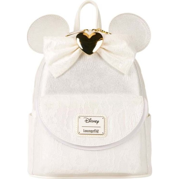 Disney Loungefly - Wedding Backpack Batoh bílá/zlatá - Merchstore.cz