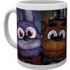 Five Nights At Freddy's Faces Hrnek bílá - Merchstore.cz