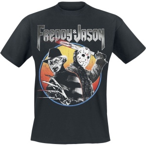 Friday The 13th Freddy vs. Jason Tričko černá - Merchstore.cz