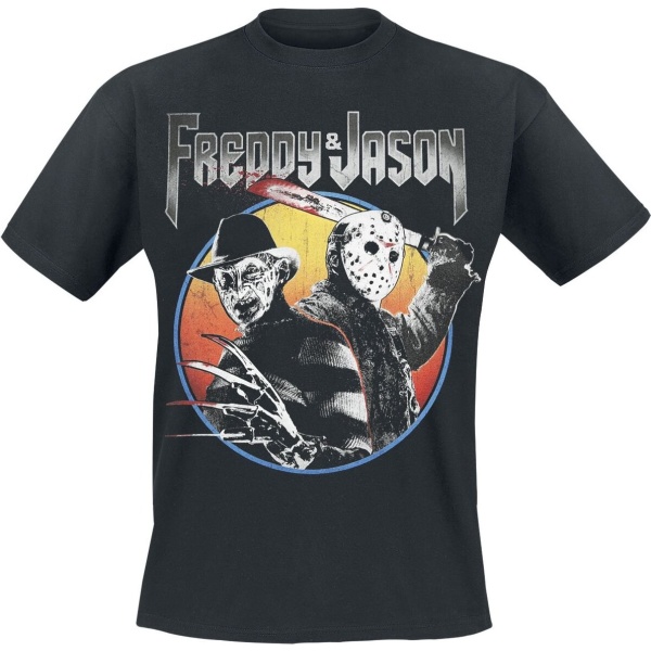 Friday The 13th Freddy vs. Jason Tričko černá - Merchstore.cz