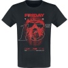 Friday The 13th Jason - Poster Tričko černá - Merchstore.cz