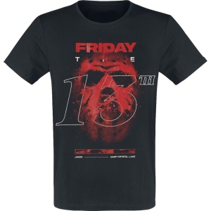 Friday The 13th Jason - Poster Tričko černá - Merchstore.cz