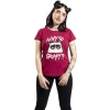 Grumpy Cat Why So Grumpy? Dámské tričko burgundská červeň - Merchstore.cz