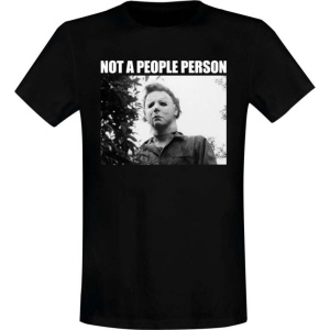 Halloween Michael Myers - Not A People Person Tričko černá - Merchstore.cz