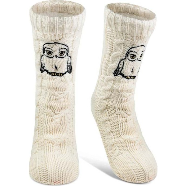 Harry Potter Hedwig - Hüttensocken Ponožky bílá - Merchstore.cz