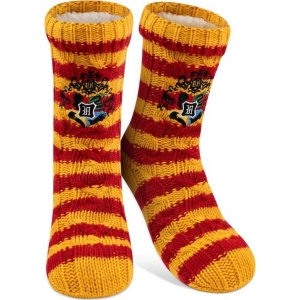 Harry Potter Hogwarts Logo Ponožky cervená/žlutá - Merchstore.cz
