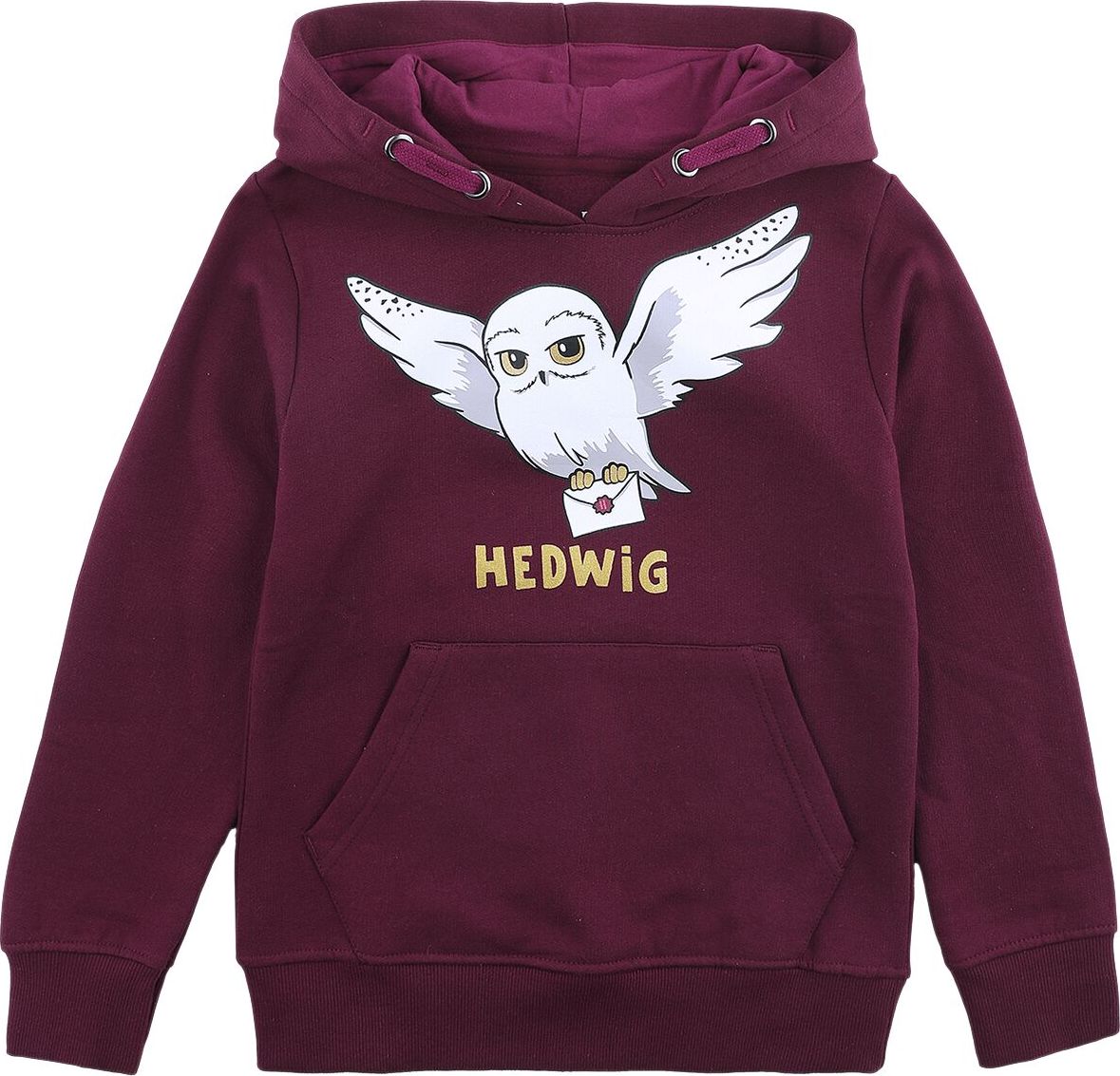 Harry Potter Kids - Hedwig detská mikina s kapucí červená - Merchstore.cz Harry Potter Kids - Hedwig detská mikina s kapucí červená - Merchstore.cz